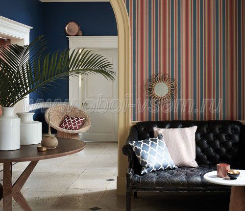   Colonial Stripe Morocco Painted Papers (Little Greene)