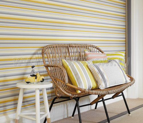   Tailor Stripe Corn Painted Papers (Little Greene)