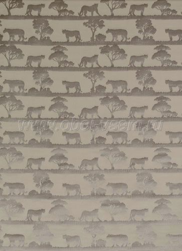   Safari lion taupe fabric Holly Frean (Andrew Martin)