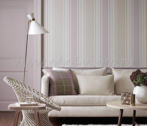  Tented Stripe Dawn Painted Papers (Little Greene)