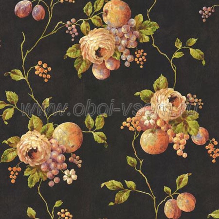 Обои  AVL183215 Deep Tones - Florals & Toiles (Albert Van Luit)